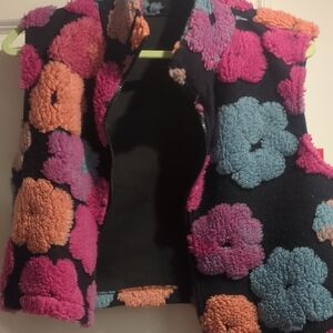 SHEIN Kids Floral Vest - Pink, Blue, and Orange